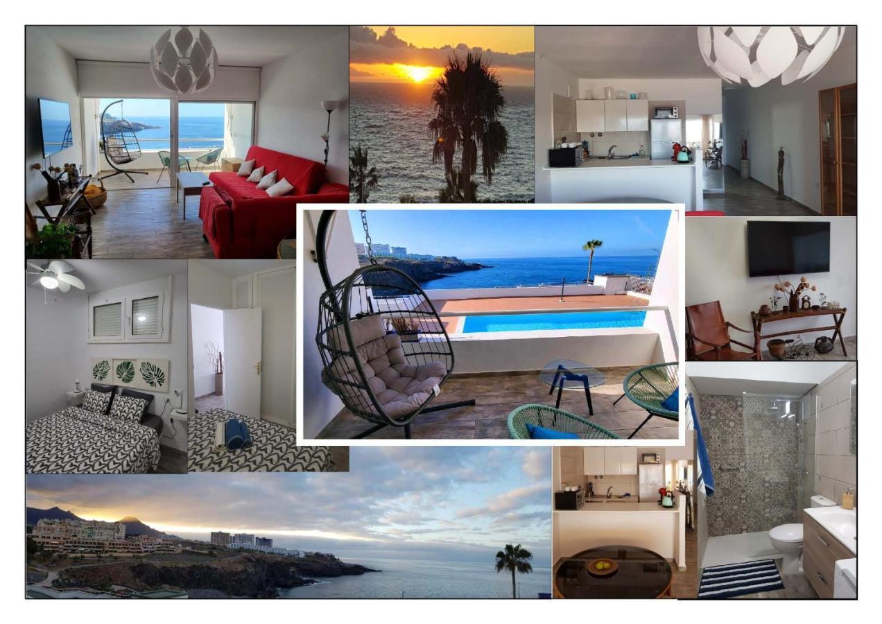 En Primera línea de mar y piscina - Apartamento AZUR - El Ancla - Callao Salvaje - COSTA ADEJE Exterior foto